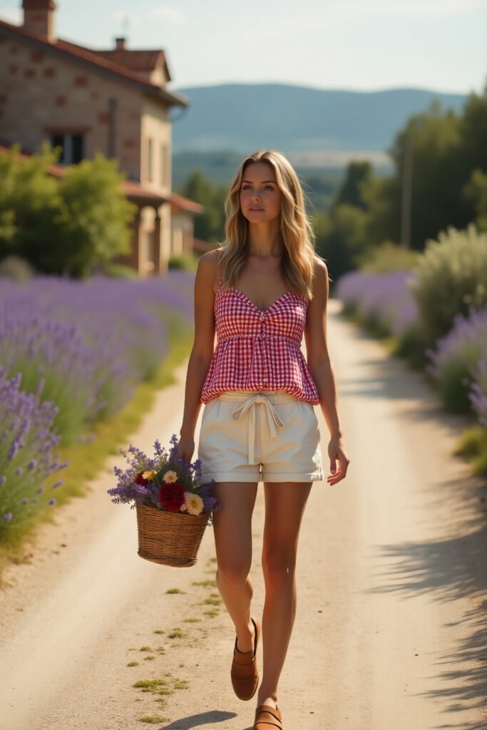 girlie summer outfit